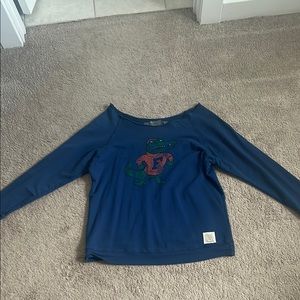 Original Retro Brand Blue Sweatshirt with Gator Design